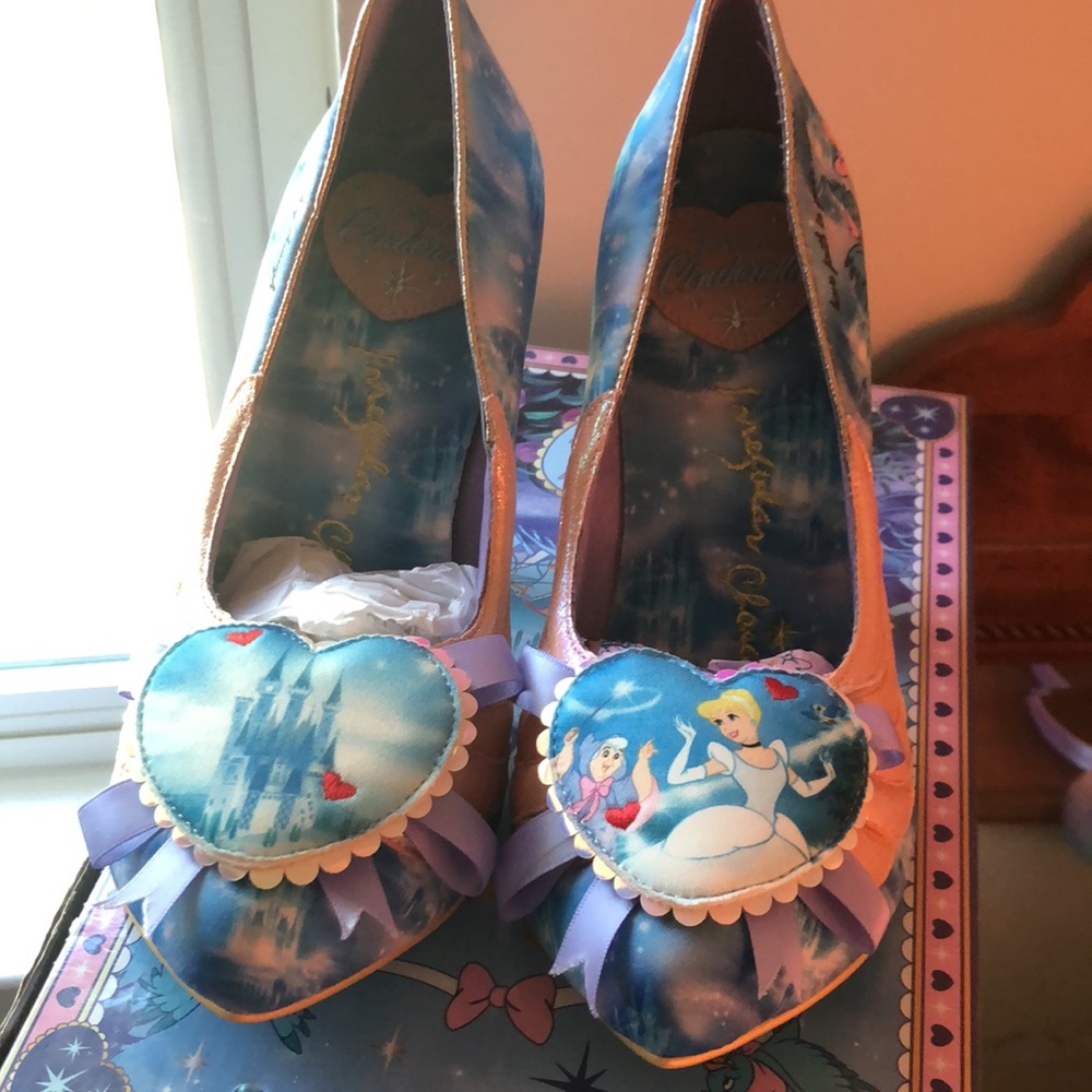 RARE NEW NEVER WORN Irregular Choice Cinderella Faith in Dreams Heel
